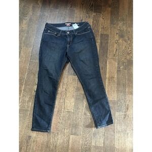 Denizen From Levi's Modern Skinny Women's Blue Jeans Size 10S Dark Wash